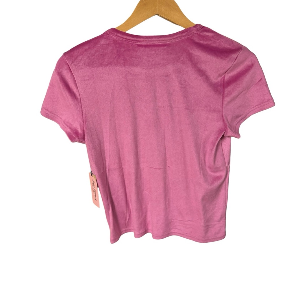 NEW Juicy Couture pink short sleeve pajama top size medium‎ - Picture 2 of 8